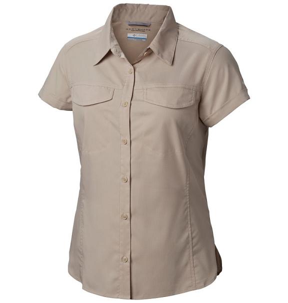 Columbia Silver Ridge Shirts Khaki For Women's NZ16078 New Zealand